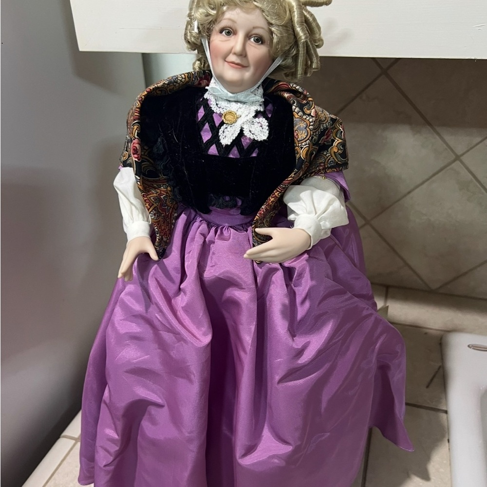 GONE WITH THE WIND PITTY PAT FRANKLIN MINT PORCELAIN DOLL
